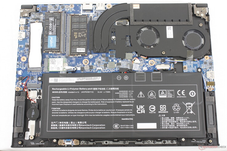 Eurocom Blitz Ultra 2 alaplap 2x SODIMM és 2x M.2 2280 SSD foglalattal