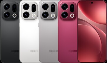 A Find X9 színei a kínai piacon kaphatók. (Kép forrása: Oppo)