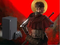 1348 Ex Voto banner Xbox Series X konzollal (Kép forrása: Dear Villagers, Xbox Gaming szerkesztéssel)