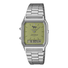 Casio AQ-230ECK-3A matcha zöld számlappal.