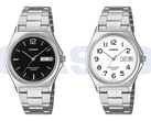 A Casio MTP-1440DJ-1AJF fekete számlappal, az MTP-1440DJ-7BJF pedig fehér számlappal.