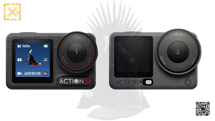 A DJI Osmo Action 5 Pro és az Osmo Action 6, balról jobbra. (Kép forrása: Igor Bogdanov)