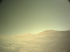 A &quot;Scotiafjellet&quot; munkaterület képe a Mars Perseverance rover által készített felvételen (Kép forrása: NASA és JPL-Caltech)