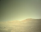 A "Scotiafjellet" munkaterület képe a Mars Perseverance rover által készített felvételen (Kép forrása: NASA és JPL-Caltech)