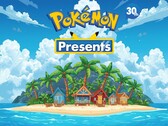 Pokémon Presents banner sziget-témával