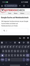 Billentyűzet álló módban