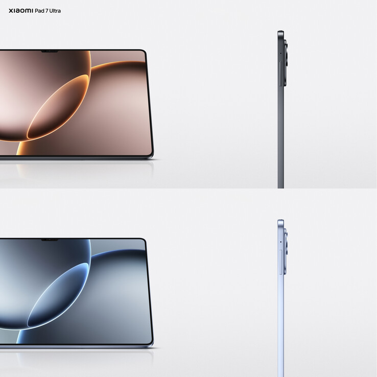 A Xiaomi Pad 7 Ultra két színválasztéka (Kép forrása: Xiaomi - szerkesztett)