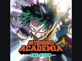 A My Hero Academia promóciós plakátja: Final Season: Izuku Midoriya (Deku) akcióban, izzó energiával és intenzív arckifejezéssel, dinamikus háttér előtt. (Kép forrása: @MHAOfficial via X)