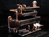 A Billet Labs PC-jének rézcsövek és nyomásmérők adnak steampunk külsőt.