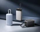 Az EcoFlow Rapid power bank (10K), a Rapid power bank (20K) és a Rapid 3 az 1-ben power bank (10K) (balról jobbra)