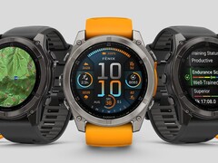 A Garmin Fenix 8 (képünkön) és a hozzá tartozó okosórák megkapták a 17.27-es bétaverziót. (Kép forrása: Garmin)