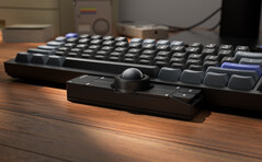 Keychron Nape Pro vezeték nélküli trackball billentyűzet space bar pozíciója