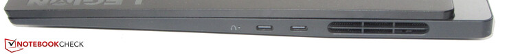 Right side: 2x USB 3.2 Gen 2 (Type-C; Power Delivery, DisplayPort)