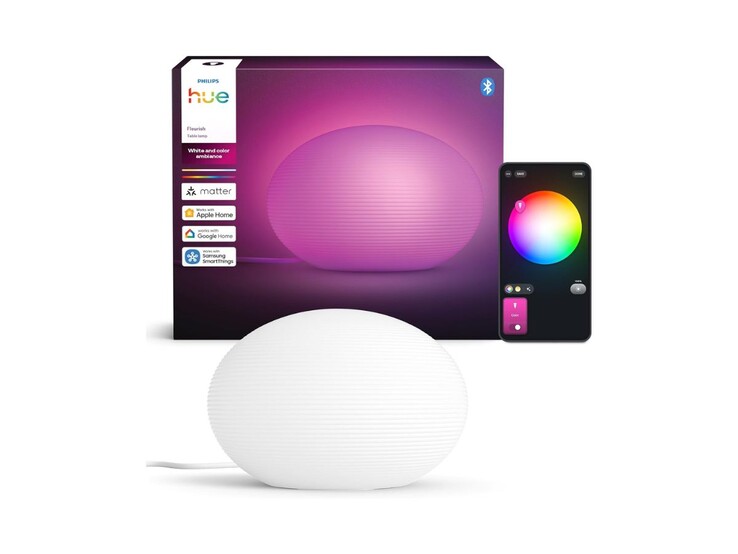A továbbfejlesztett Philips Hue Flourish asztali lámpa. (Kép forrása: Philips Hue)
