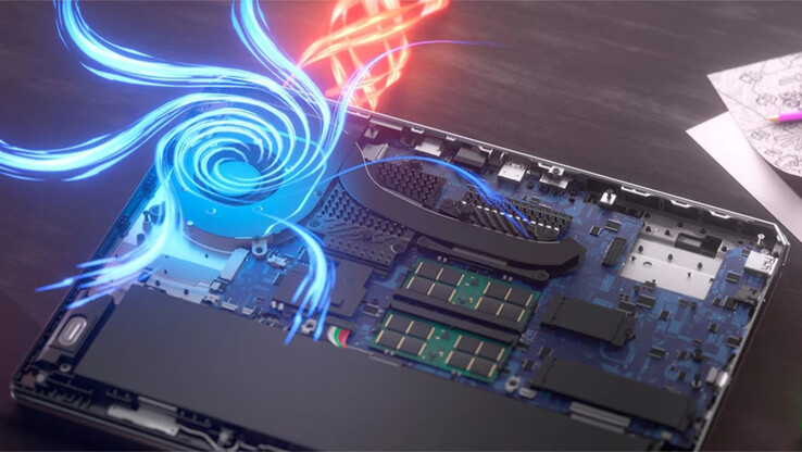 A LOQ Essential 15IRH11 bővíthető RAM-mal és két SSD-vel rendelkezik, de csak egy ventilátorral.