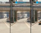 A Cyberpunk 2077-et futtató modellek egymás melletti összehasonlítása (kép forrása: Digital Foundry YT)