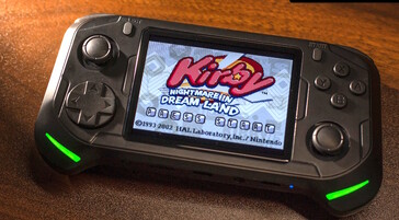 Az Abxylute E1 konzol 640 x 480-as LCD-képernyőjén klasszikus játékok futtatására képes. (Kép forrása: Abxylute)