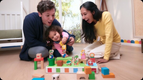 A My Mario Wood Block készlet 3 darabos és 30 darabos készletben kapható. (Kép forrása: Nintendo)