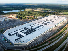 A texasi Gigafactory saját akkumulátoros energiatároló rendszerrel rendelkezik. (Kép forrása: Tesla)