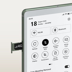 A Viwoods AiPaper Reader opcionális 4G vezeték nélküli csatlakozási lehetőséggel rendelkezik. (Kép forrása: Viwoods)