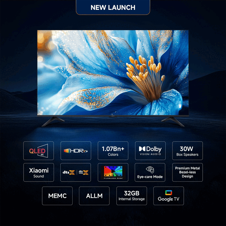 A Xiaomi X Pro QLED TV 2025 Edition 43 hüvelykes modell főbb jellemzői (Kép forrása: Xiaomi)