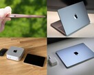 Apple A Mac és a MacBook termékcsalád együtt látható, kiemelve a laptopokat és az asztali számítógépeket (Kép forrása: Notebookcheck)