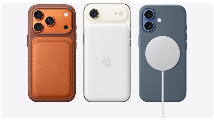 Az iPhone Air MagSafe akkumulátor túl magas ahhoz, hogy az iPhone 17 és az iPhone 17 Pro hátlapjára illeszkedjen. (Kép forrása: Apple)