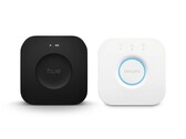 A Philips Hue Bridge (a képen) és a Bridge Pro hamarosan frissül. (Kép forrása: Philips)