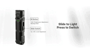 Zseblámpa funkciók. (Kép forrása: Nitecore)