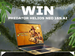 Az Acer Predator Helios Neo 16S AI Indiana Jones Edition. (Kép forrása: Acer)