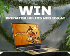 Az Acer Predator Helios Neo 16S AI Indiana Jones Edition. (Kép forrása: Acer)