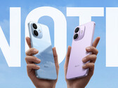 A Redmi Note 17 Pro ára Kínában körülbelül 235 dollárnál kezdődik. A képen: a középkategóriás telefon két színváltozata.