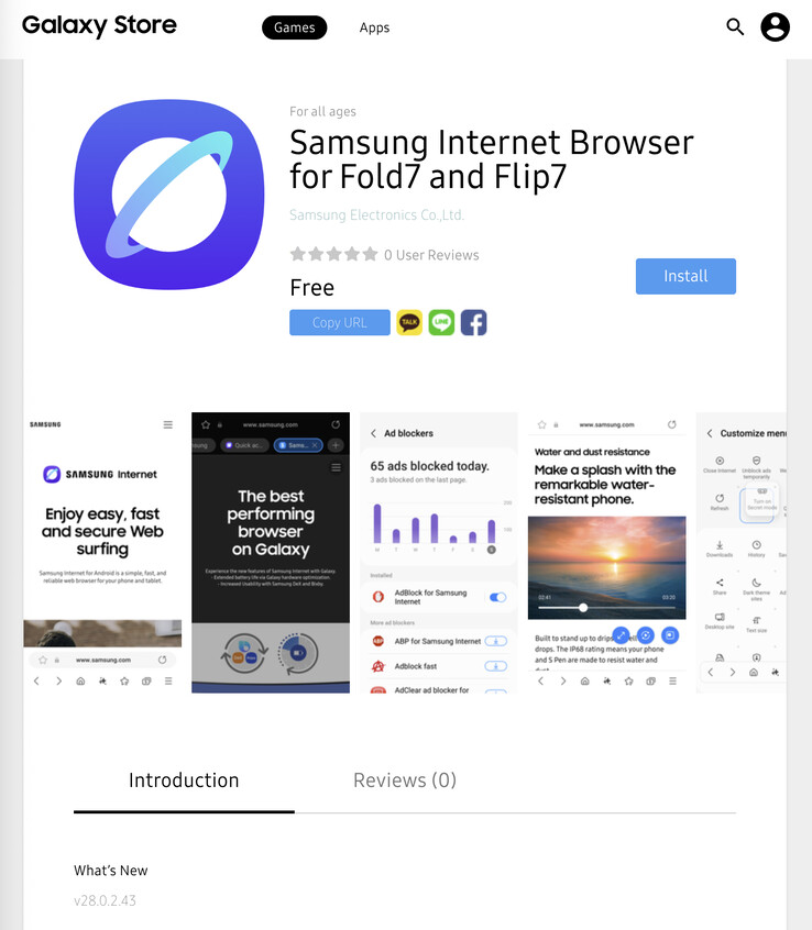 (Kép forrása: Galaxy Store)