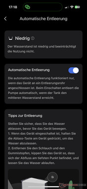 Automatikus ürítés