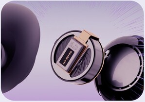 A kettős meghajtós beállítás egy szilárdtest MEMS egységet párosít egy egyedi hangolású 10 mm-es tekercses meghajtóval (Kép forrása: Creative)