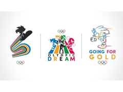 Egy plakát, amely a Sonic the Hedgehog és a Nemzetközi Olimpiai Bizottság együttműködését hirdeti (kép forrása: NOB)