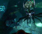 A Subnauticában a Leviatánokkal való szembenézés könnyen a játék egyik legjobb élménye. A képen - egy ingame screenshot. (Kép forrása: Steam)