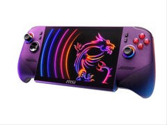 Az olcsóbb MSI Claw 8 EX Luminous Blue színben lesz kapható, ellentétben a képen látható Void Purple színű Arc G3 Extreme változattal.