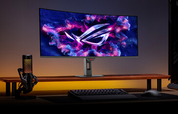A ROG Strix OLED XG34WCDG. (Kép forrása: Asus)