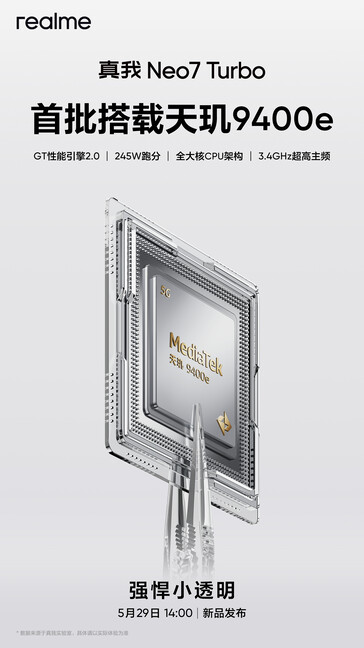 ...és chipset. (Forrás: Realme via Weibo)