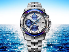 A Casio Oceanus Manta OCWS6000PB7A órája (fent) az Egyesült Államokban jelenik meg. (Kép forrása: Casio)