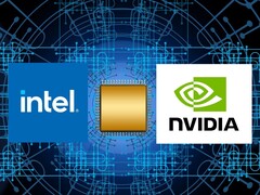 Az Nvidia 5 milliárd dollárt fektetett be az Intelbe, és a Team Blue-val közösen fejleszt chipeket. (A kép forrása: Intel, Nvidia, Pixabay, szerkesztés)