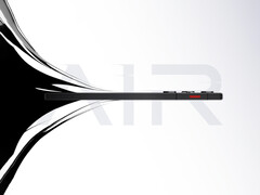 A RedMagic 11 Air hamarosan megjelenik Kínában. Képünkön: a telefon oldalát bemutató promóciós kép. (Kép forrása: RedMagic)