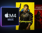 Cyberpunk és AC Shadows a Apple's M4 Max (kép forrása: ChatGPT)