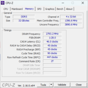 CPU-Z memória