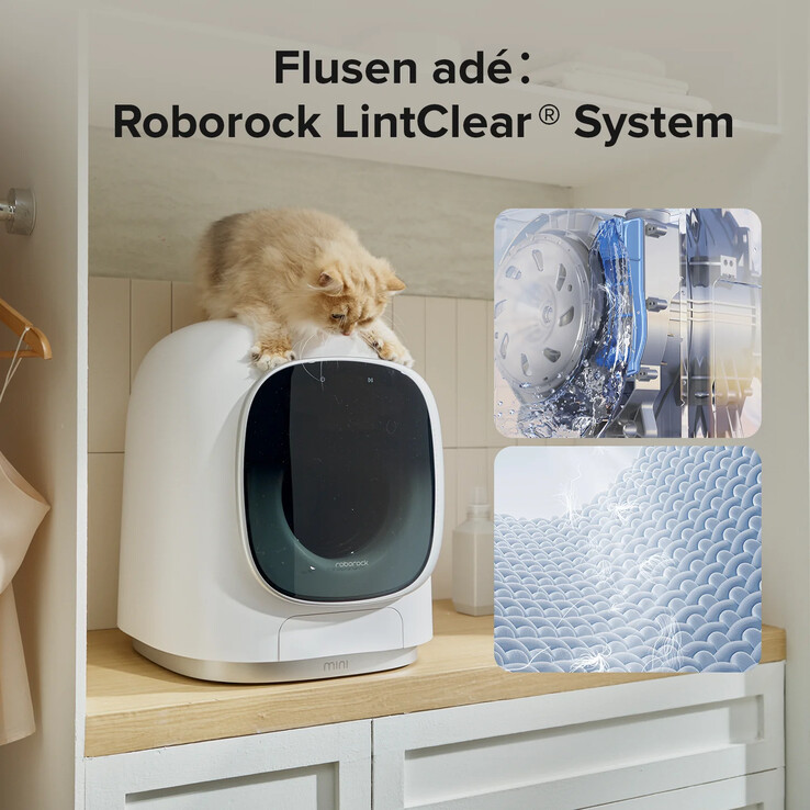 A Roborock Zeo Mini mosó-szárítógép (Kép forrása: Roborock)