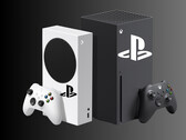 Mockup kép Xbox konzolokkal a Sony PlayStation logójával (Kép forrása: Sony PlayStation, Microsoft Xbox Gaming, szerkesztéssel)