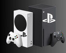 Mockup kép Xbox konzolokkal a Sony PlayStation logójával (Kép forrása: Sony PlayStation, Microsoft Xbox Gaming, szerkesztéssel)