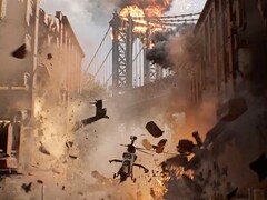 A Battlefield 6 környezeti pusztítást bemutató trailer. (Kép forrása: Battlefield a YouTube-on)