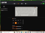 Lofree Key Mapper világítás